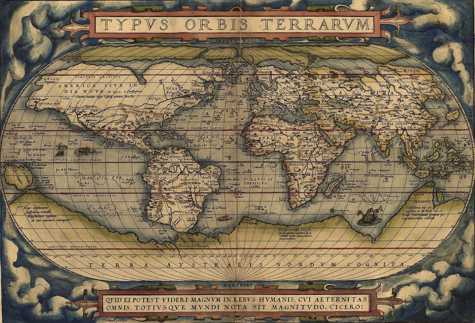 20 maja 1570 roku wydano atlas Theatrum Orbis Terrarum